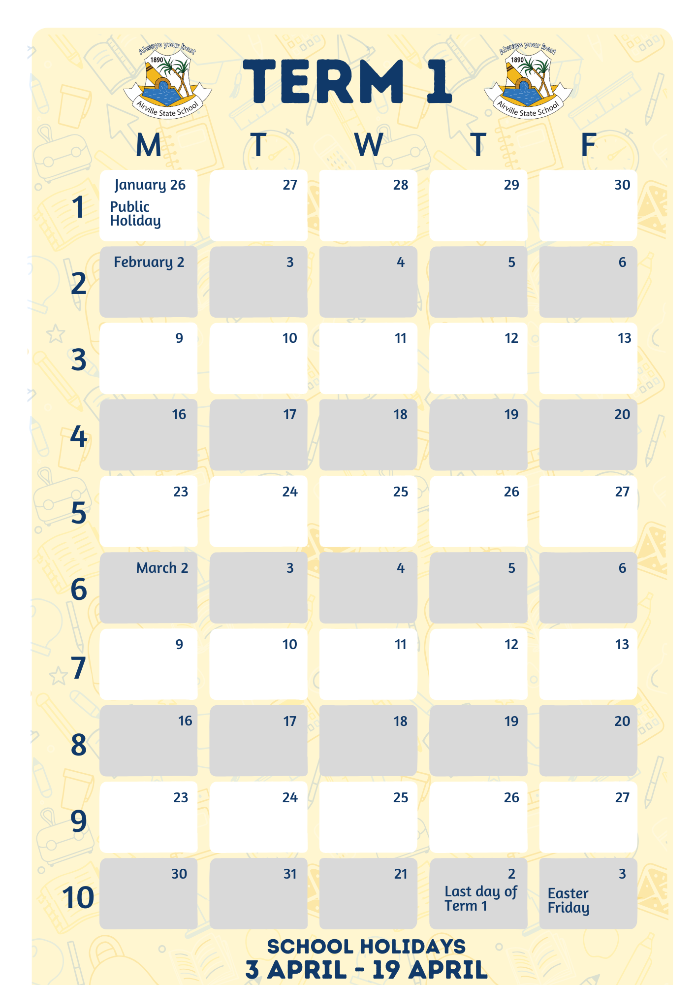 Airville SS term 1 calendar 2026.png